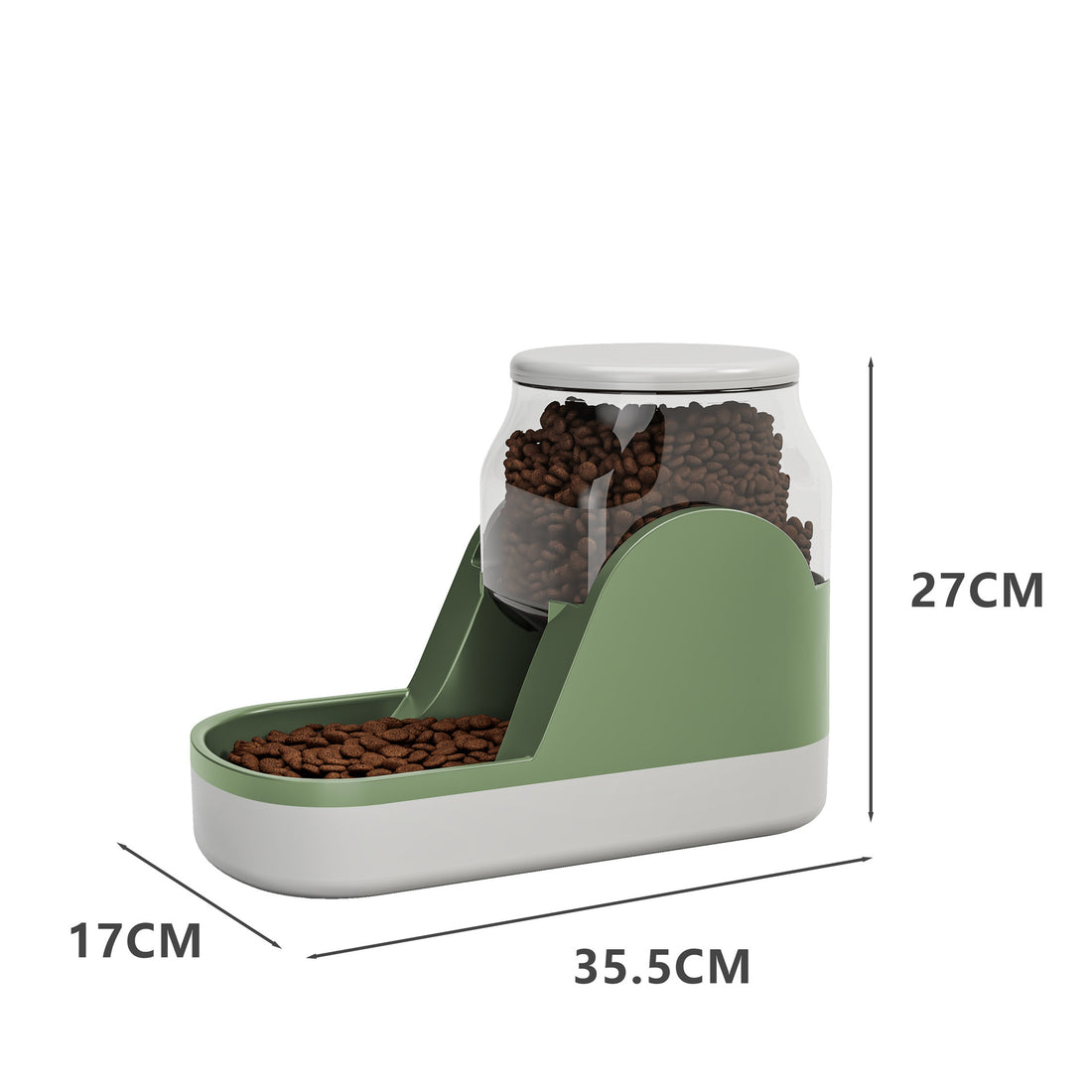 Fountain Automatic Pet Feeder Auto Food Dispenser