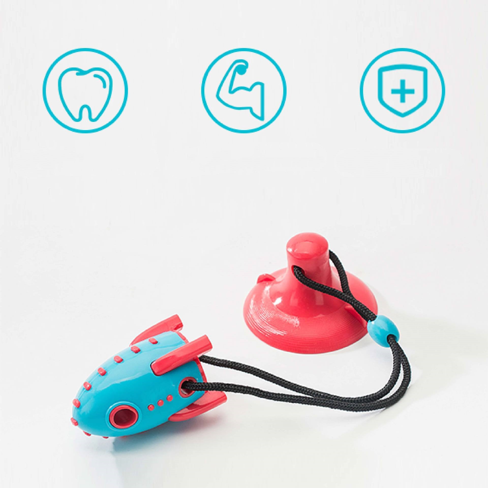 Rocket Dog Leaking Food Dog Bite Toys