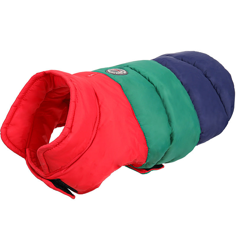 Pet Thickened Warmth And Water-repellent Jacket