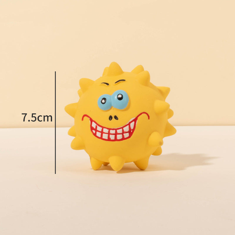 Squeaky Natural Latex Rubber Dog Ball Toys