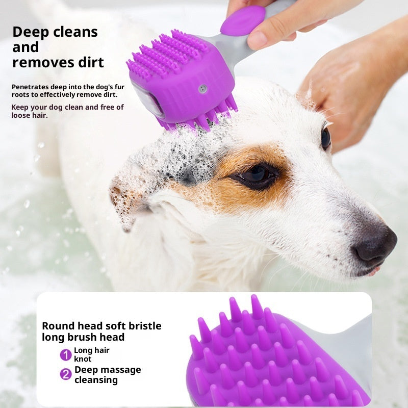 Pet Shower Brush Float Hair Cleaning