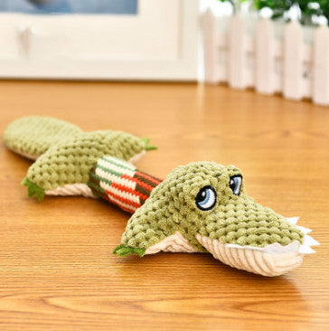 Voice plush chew dog toys