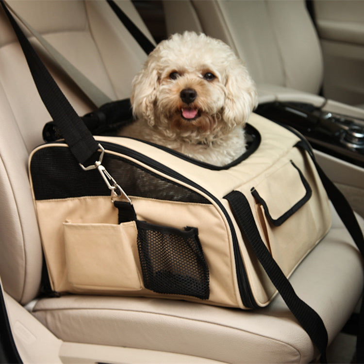Pet Car Seat Folding Carrier