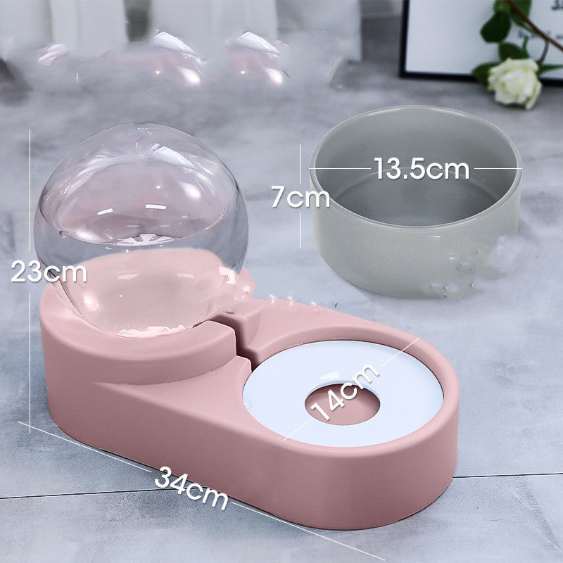 Bubble Ball Pet Automatic Feeder 1.8L For Kitten