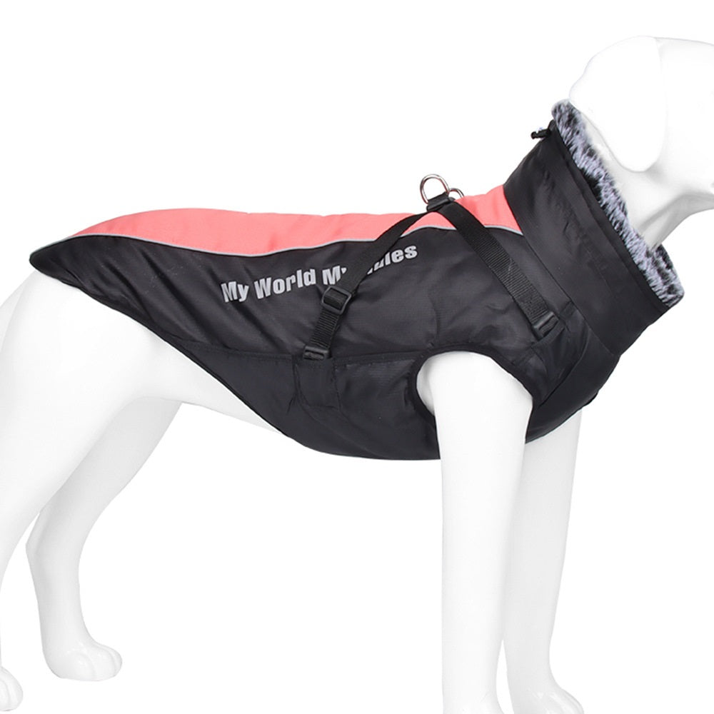 Warm Waterproof Reflective Big Dog Shell Jacket
