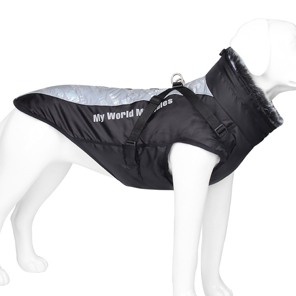 Warm Waterproof Reflective Big Dog Shell Jacket
