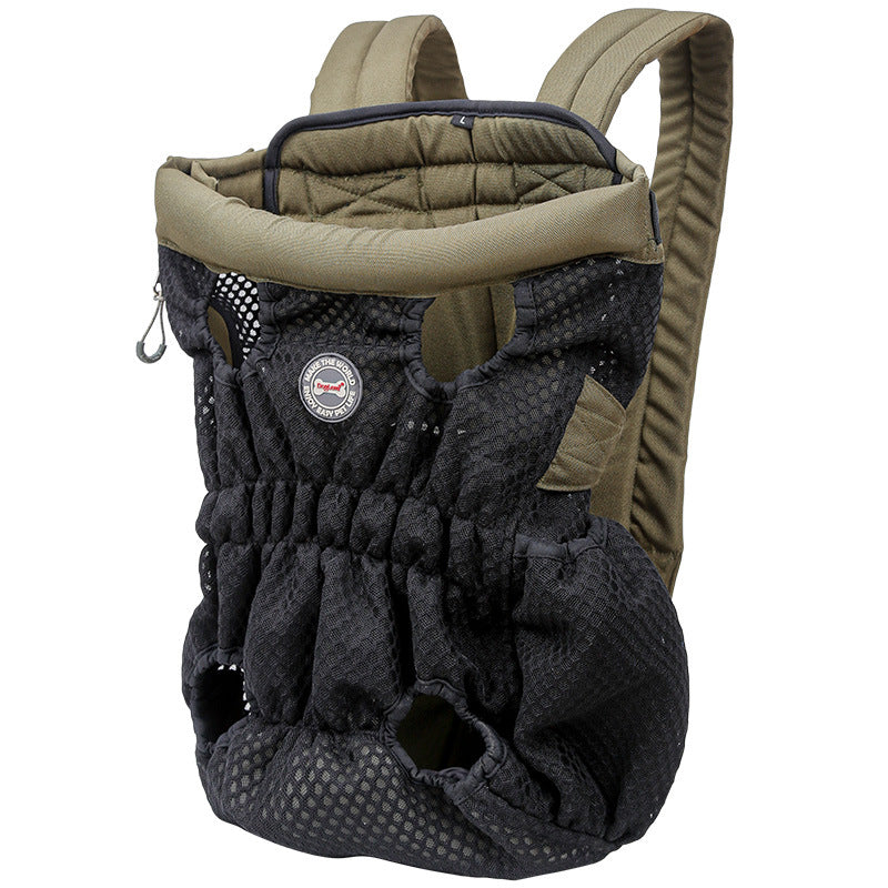 Outdoor Travel Mesh Breathable Pet Carrier Backpack