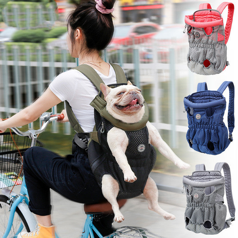 Outdoor Travel Mesh Breathable Pet Carrier Backpack