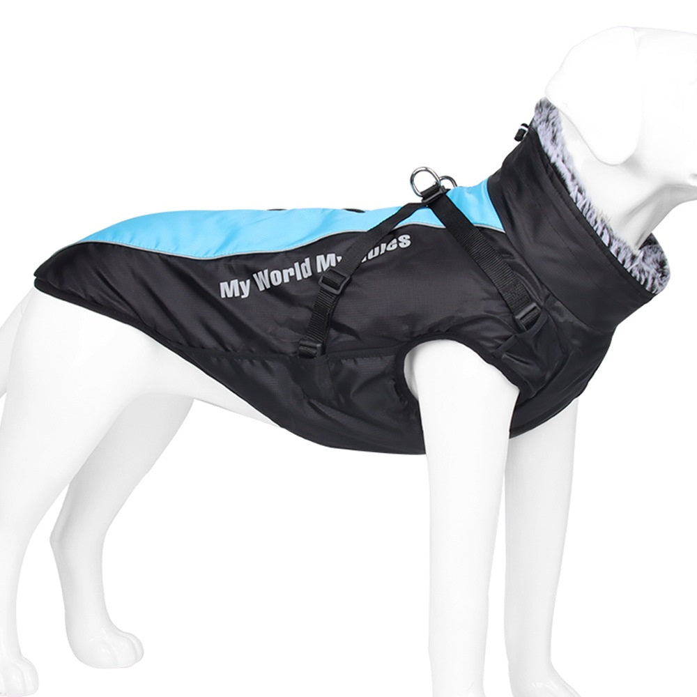 Warm Waterproof Reflective Big Dog Shell Jacket