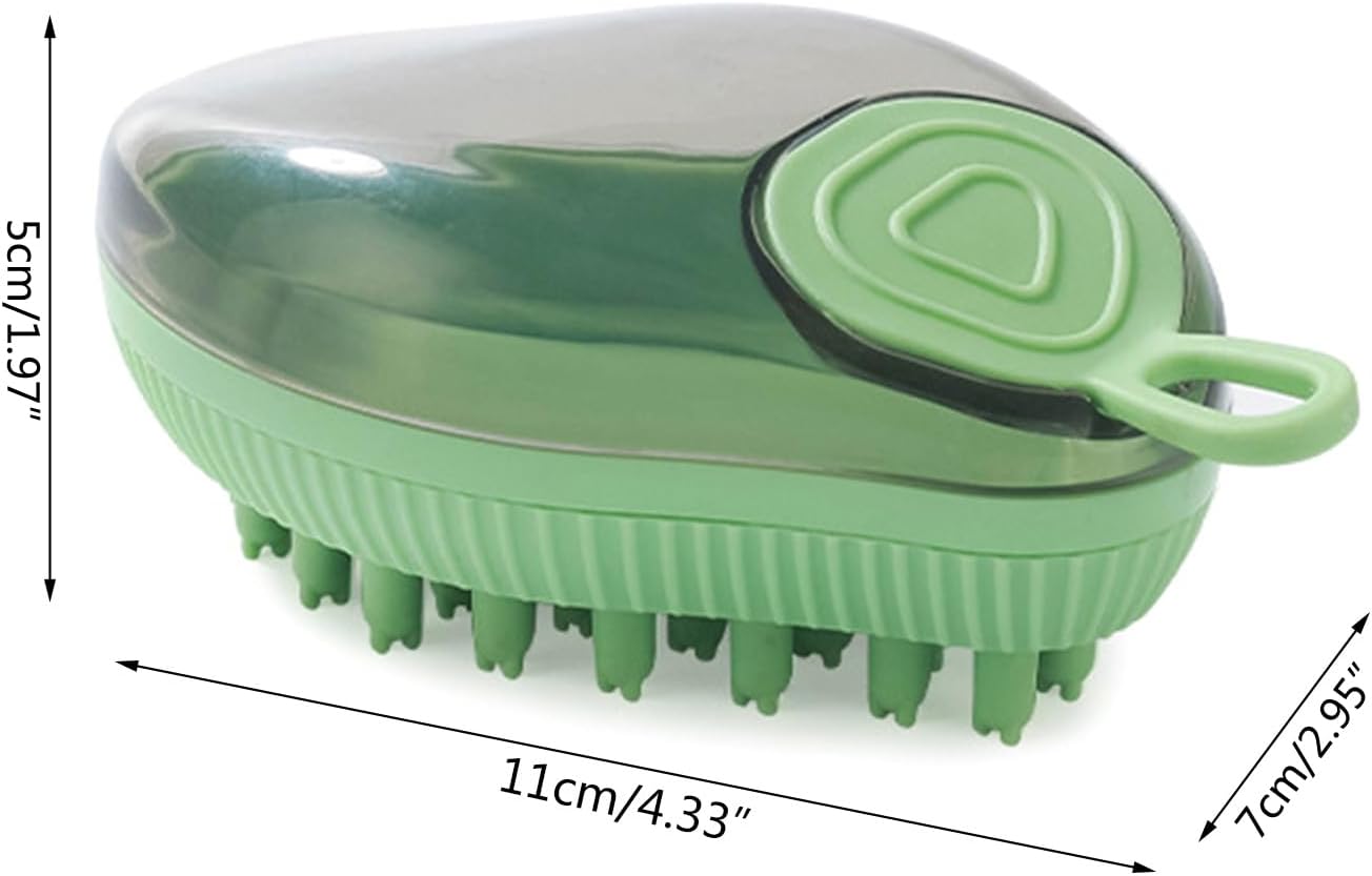 Pet Shampoo Grooming Brush