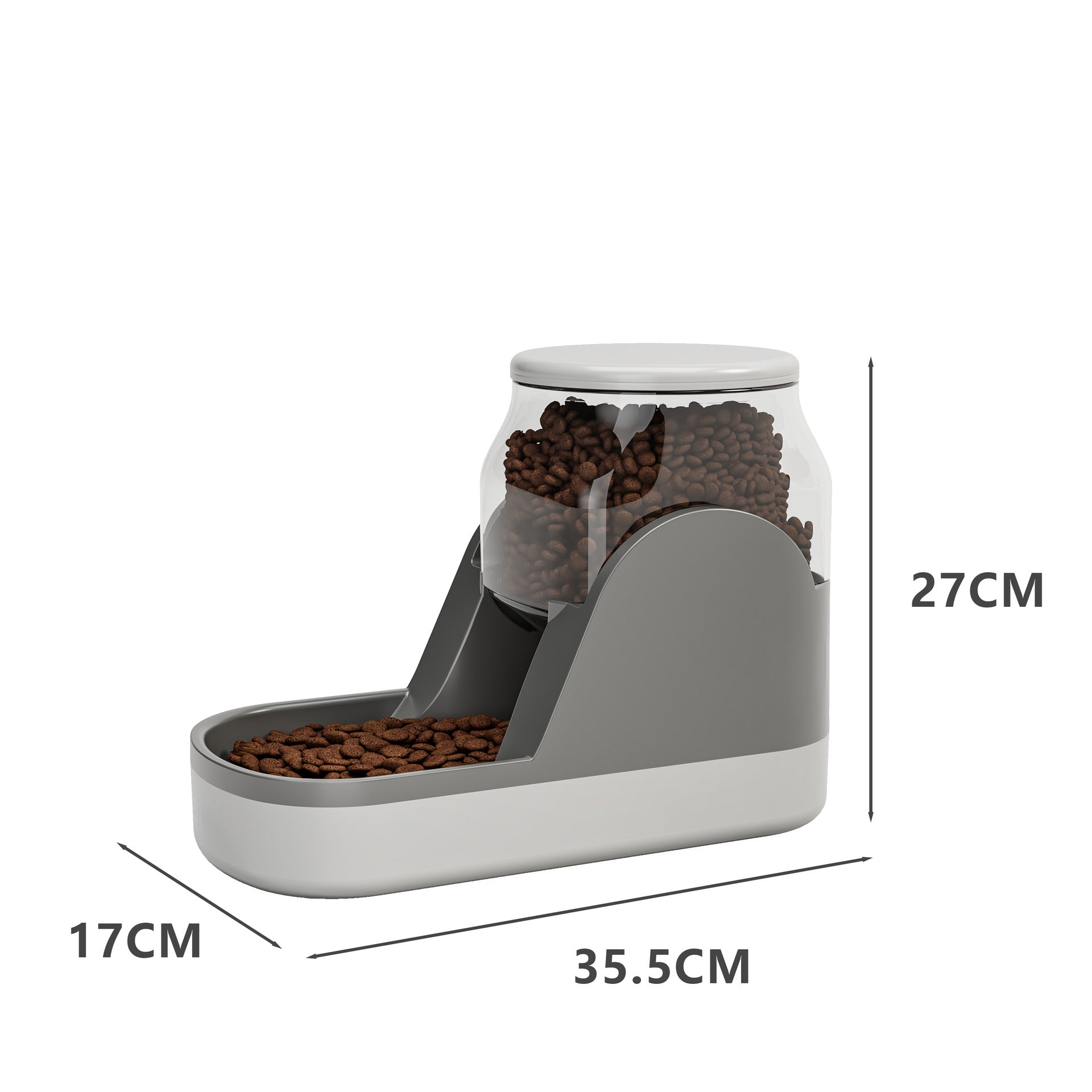 Fountain Automatic Pet Feeder Auto Food Dispenser