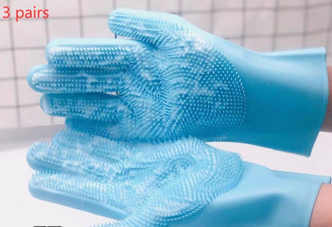 Silicone Grooming Hair Gloves