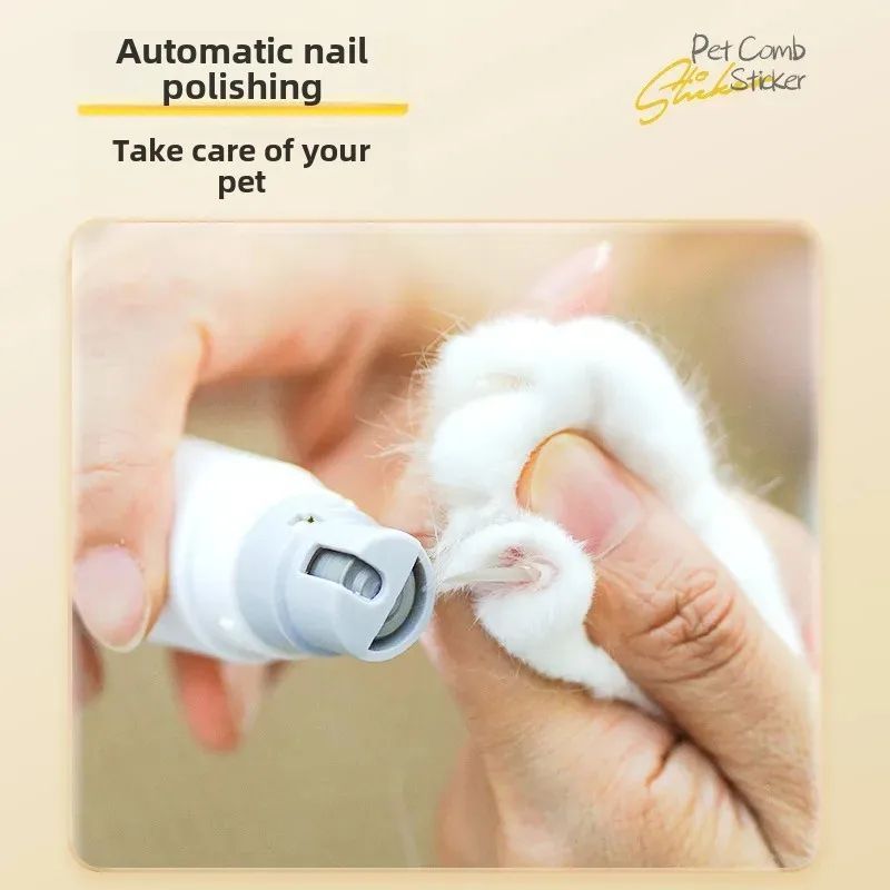 Rechargeable Two-In-One Pet Nail Trimmer Comb