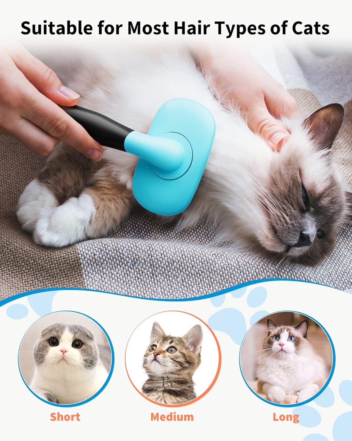 Pet Grooming Brush- Shedding Grooming Tools