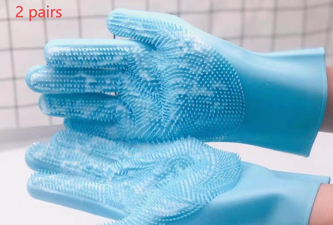 Silicone Grooming Hair Gloves