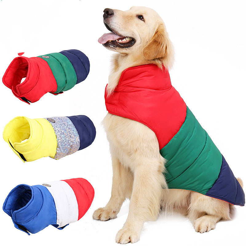 Pet Thickened Warmth And Water-repellent Jacket