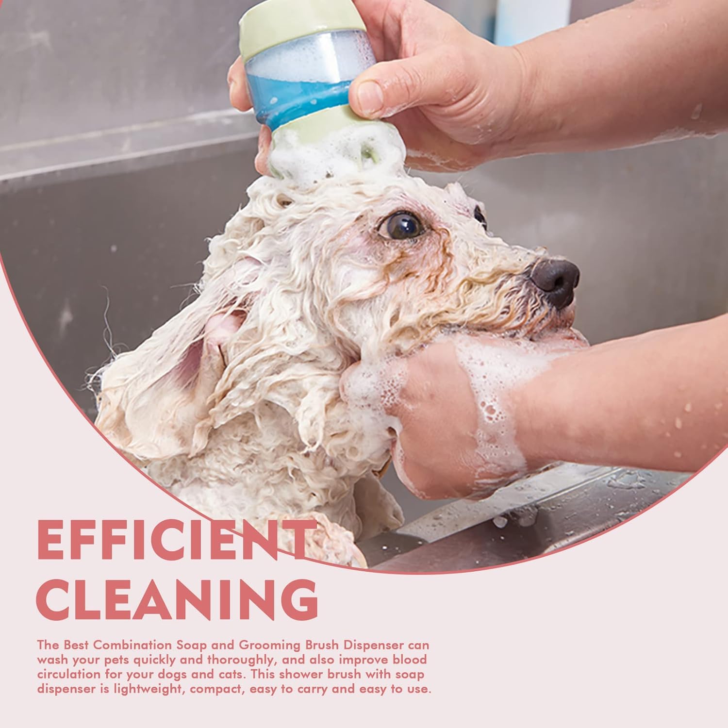 Silicone Grooming Puppy Massage Brush