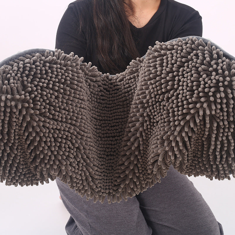 Chenille Pet Bath Towel
