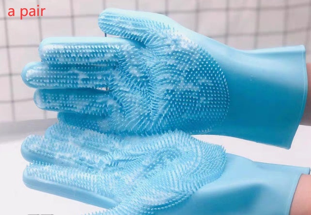 Silicone Grooming Hair Gloves