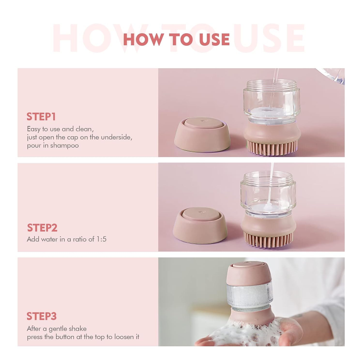 Silicone Grooming Puppy Massage Brush