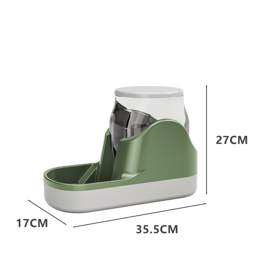 Fountain Automatic Pet Feeder Auto Food Dispenser