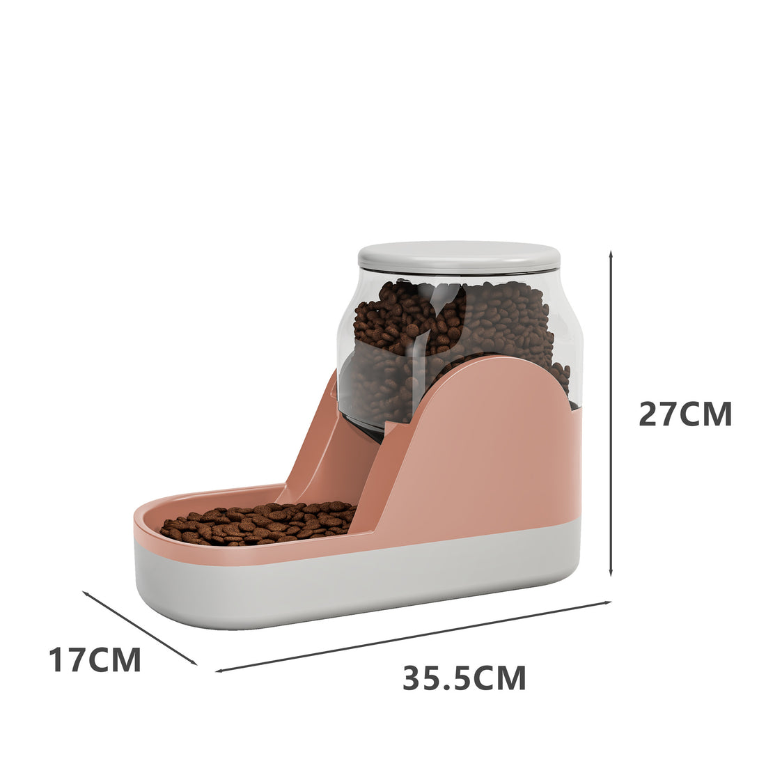 Fountain Automatic Pet Feeder Auto Food Dispenser