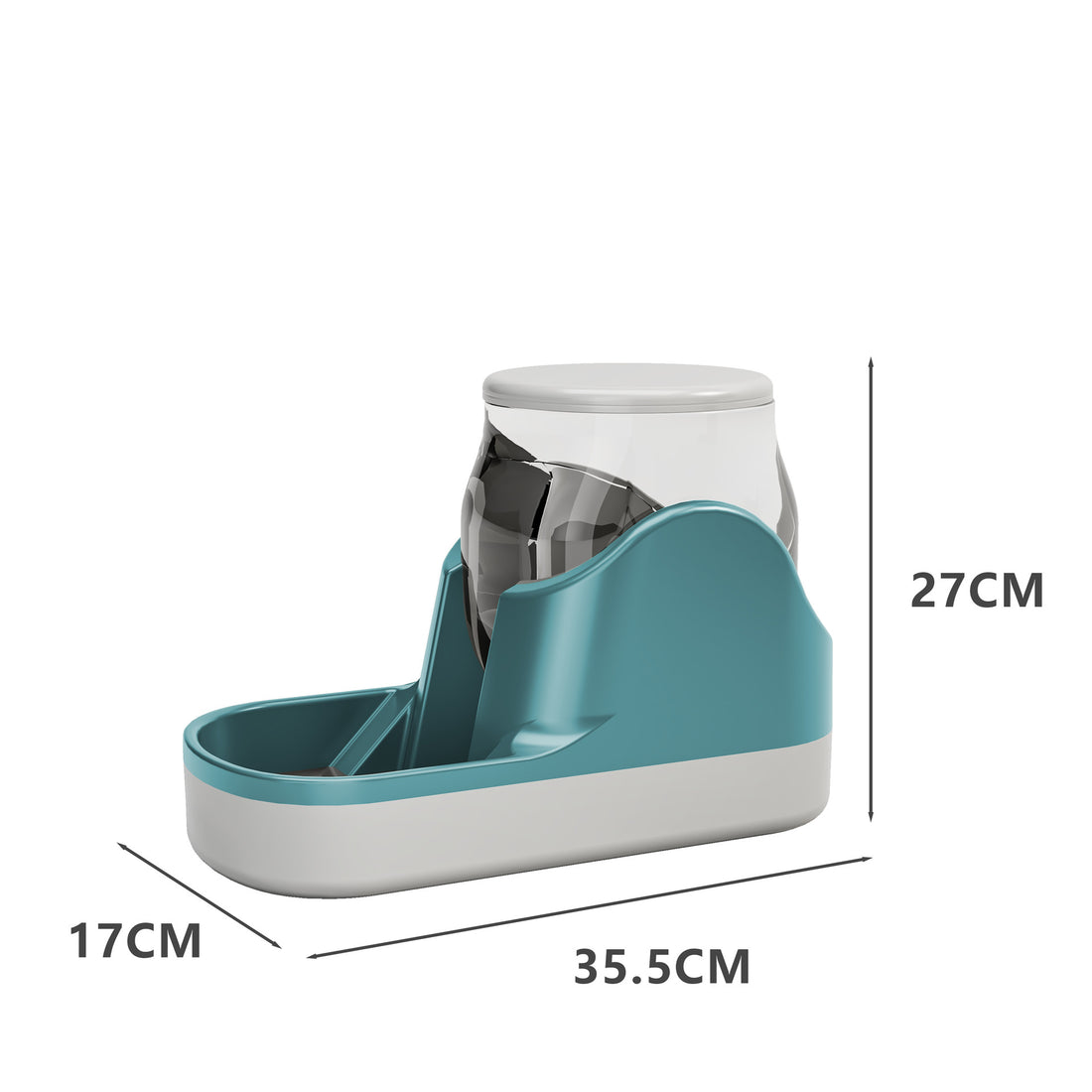 Fountain Automatic Pet Feeder Auto Food Dispenser