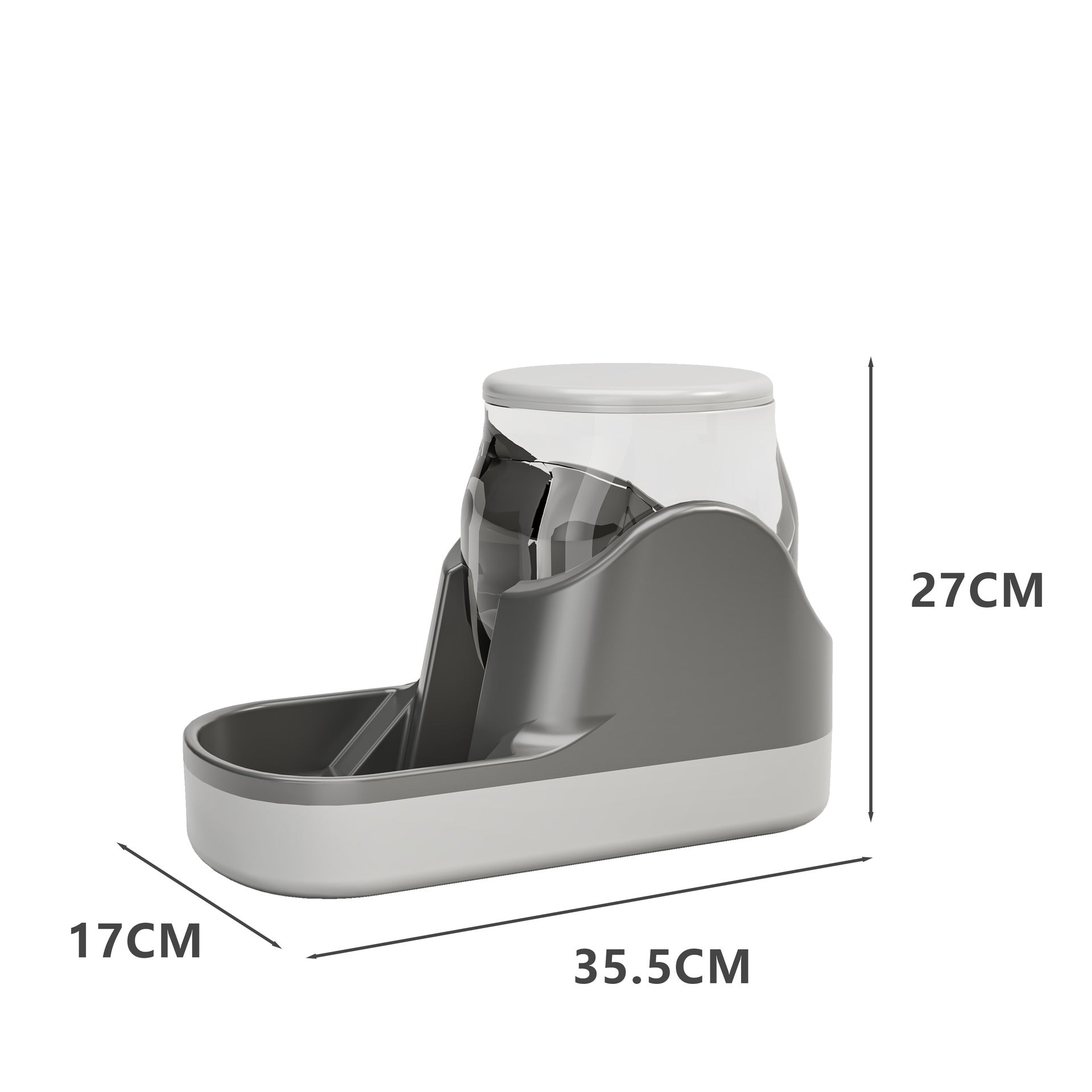 Fountain Automatic Pet Feeder Auto Food Dispenser