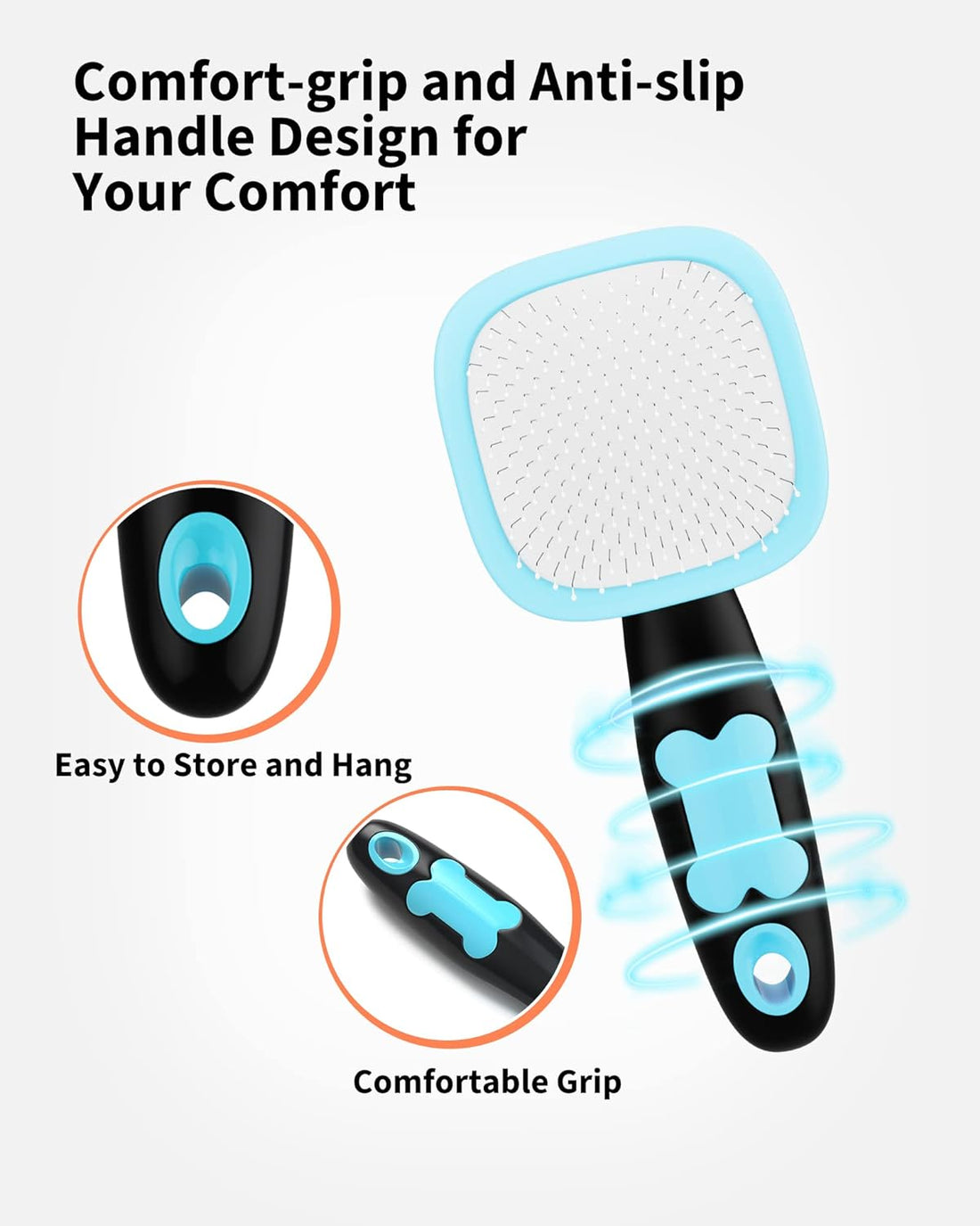 Pet Grooming Brush- Shedding Grooming Tools