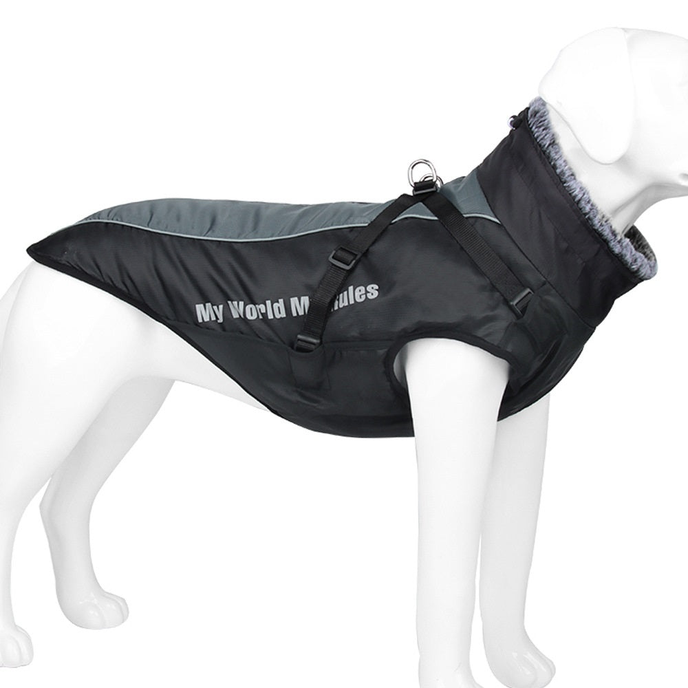 Warm Waterproof Reflective Big Dog Shell Jacket