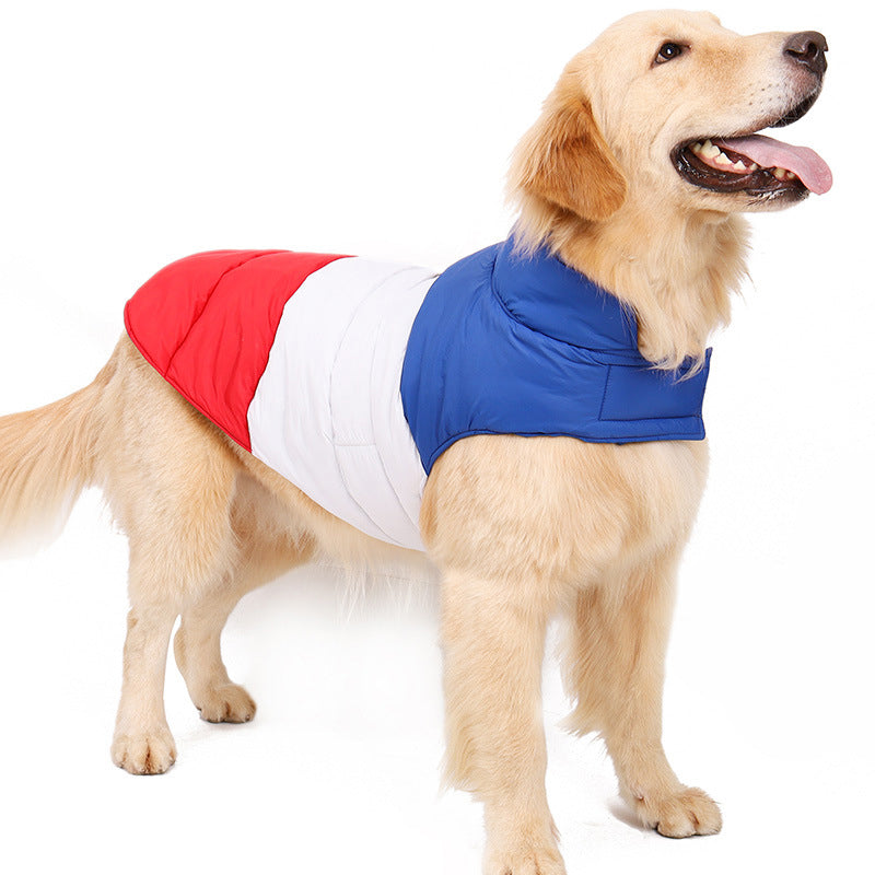 Pet Thickened Warmth And Water-repellent Jacket