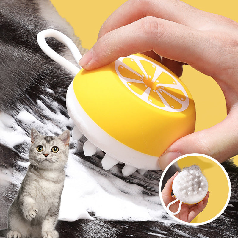 2-in-1 Pet Massage Soft Silicone Comb