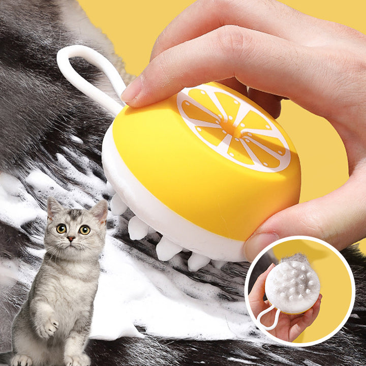 2-in-1 Pet Massage Soft Silicone Comb