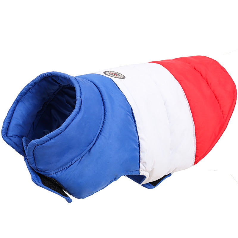 Pet Thickened Warmth And Water-repellent Jacket