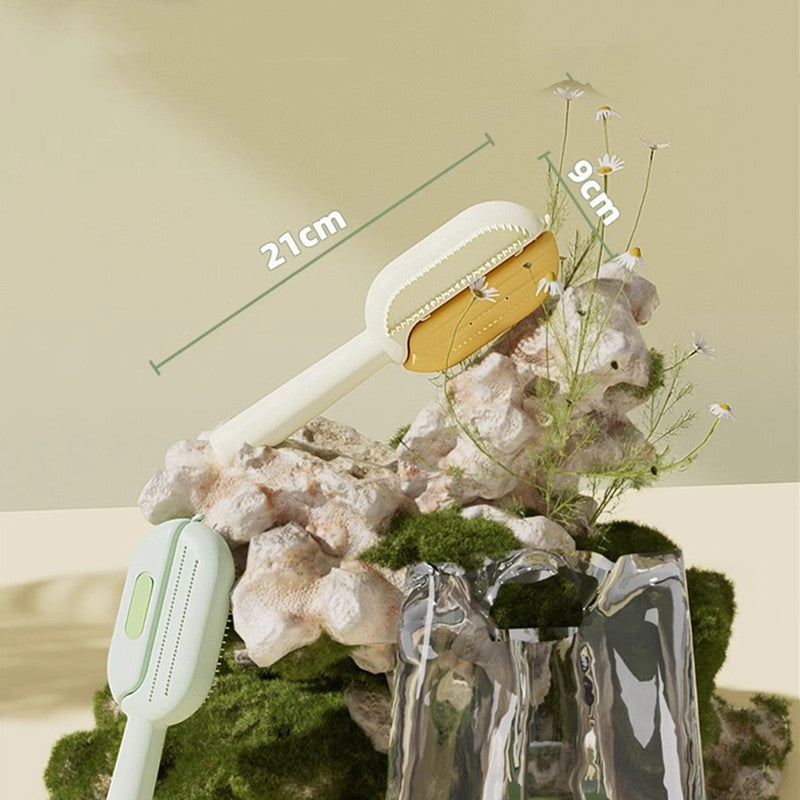 Pet Comb With Water Tank Cleaning Comb
